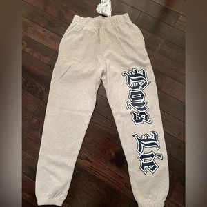 Boys lie sweatpants